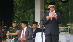 Bacakan Amanat Presiden, Wabup Sukabumi Pimpin Upacara Peringatan Hari Bela Negara ke-76