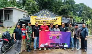 Paguyuban PAUSBAKAR Bareng Denintel Kodam III Siliwangi Salurkan Bantuan Kemanusiaan ke Korban Bencana di Sukabumi