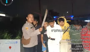 Polisi Ringkus Kelompok Gengster yang Terlibat Tawuran di Parung Bogor, Senjata Tajam Jadi Barang Bukti