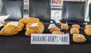 Tangkapan Besar, Polres Bogor Ringkus Dua Bandar Narkoba, 6,9 Kilogram Sabu Jadi Barang Bukti