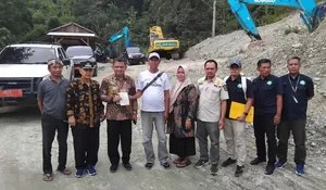 Kedapatan Bodong saat Disidak, DPMPTSP Sukabumi Tutup Tambang Batu Hijau di Cikembar