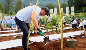 Dukung Aksi Tanam Pohon KLH di Puncak, Ketua DPRD Bogor: Langkah Penting Jaga Ekosistem dan Kurangi Risiko Bencana