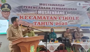Hadiri Musrenbang Kecamatan Cikole, Pj Wali Kota Sukabumi : Usulan Pembangunan Harus Realistis dan Terukur