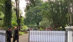 Megawati Dikabarkan Rayakan Ulang Tahun ke-78 di Istana Batu Tulis Bogor, Pintu Masuk Dijaga Ketat Petugas Keamanan