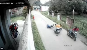 Aksi Heroik Emak-emak Adang Maling Tabung Gas, Sempat Ditabrak Hingga Terpental