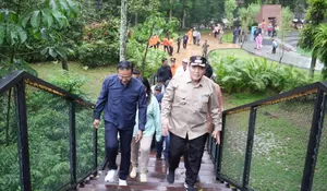Pastikan Masyarakat Aman dan Nyaman saat Liburan, Pj Bupati Bogor Tinjau Wisata Puncak Bogor