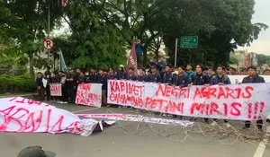 Aliansi Mahasiswa Gelar Aksi Demo 100 Hari Kerja Prabowo-Gibran di Istana Bogor, Ini Tuntutannya
