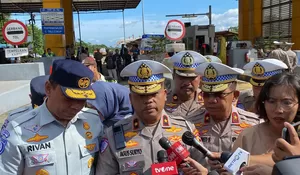 Korlantas Polri Gelar Olah TKP Cari Penyebab Kecelakaan Maut di Gerbang Tol Ciawi Bogor