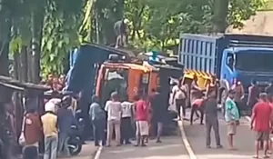 Kecelakaan Maut di Bantargadung Sukabumi, Truk Timpa Minibus, Empat Orang Tewas