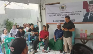 Reses, Anggota DPRD Kabupaten Sukabumi Asep Rizwan Dapat Keluhan Infrastruktur dan Sarana Keagamaan