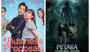 Film A Business Proposal dan Petaka Gunung Gede Tayang Bareng, Jumlah Penonton Jomplang!