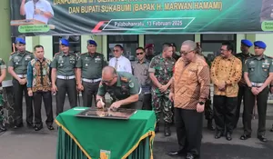 Resmikan Kantor Subdenpom Palabuhanratu, Bupati Sukabumi : Komitmen untuk Tingkatkan Keamanan dan Pertahanan Wilayah