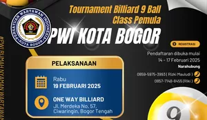 Meriahkan HPN 2025 dan HUT PWI ke 79, PWI Kota Bogor Siap Gelar Turnamen Billiar