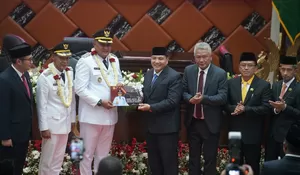 Sertijab Digelar di Acara Rapat Paripurna DPRD, Rudy Susmanto: Kita Dukung Efisiensi