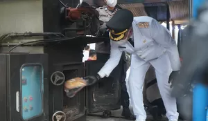 Usai Dilantik, Rudy Susmanto Langsung Musnahkan Ribuan Kilogram Narkoba di Polres Bogor