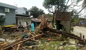 Banjir Palabuhanratu : Ibu dan Anak Hilang Terseret Arus Sungai Cipalabuan Sukabumi
