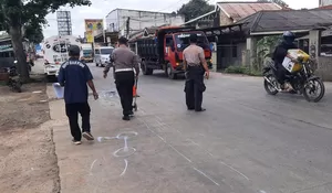 Kecelakaan di Gunungsindur, Emak-emak Tewas Terlindas Truk Tanki Anugrah Mandiri
