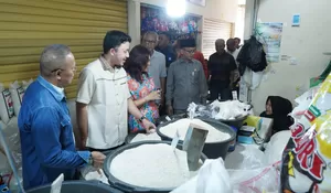 DPRD Kota Bogor Cek Harga Komoditas Pasar Jambu Dua saat Ramadan, Ini Hasilnya