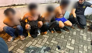 Polisi Bubarkan Gerombolan Remaja Nongkrong di Cikaret Bogor, 4 Orang Diamankan, Sebilah Celurit Ikut Disita