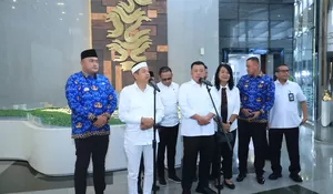 Bupati Rudy Susmanto Bahas Penanganan Bencana bareng Dedy Mulyadi dan Kementerian ATR/BPN