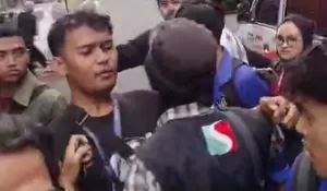 Kericuhan Warnai Demo Mahasiswa di DPRD Kota Sukabumi, Wartawan Dilarang Meliput