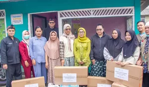 Bantu Korban Bencana di Puncak Bogor, RSUD Ciawi Salurkan Perlengkapan Sekolah, Alat Masak hingga Alat Mandi