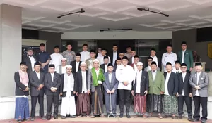 Silaturahmi dengan Tokoh Agama, Bupati Rudy Susmanto Sampaikan Rencana Pembangunan Masjid Terbesar di Stadion Pakansari