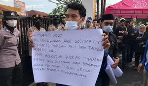 Polisi Brutal Lukai Mahasiswa saat Demo, PMII Desak Kapolresta Sukabumi Kota Dicopot