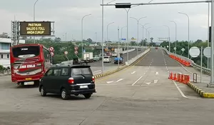 Kondisi Exit Tol Bocimi di Sukabumi saat Arus Mudik Idul Fitri 2025