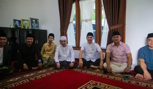 Jelang Idul Fitri, Dedie Rachim dan Jenal Mutaqin Silaturahmi dengan Ulama Kota Bogor