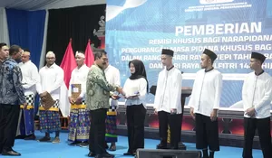 Pemerintah Serahkan Remisi Khusus Hari Raya Nyepi dan Idulfitri di Lapasa Cibinong