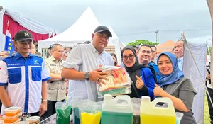 Tinjau Gerakan Pangan Murah di Bojonggede, Bupati Rudy Susmanto: Solusi Bagi Masyarakat Jelang Idulfitri