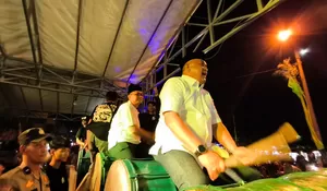 Bupati Bogor Rudy Susmanto Ikut Festival Bedug di Cibinong