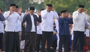 Bupati Bogor Rudy Susmanto Salat Ied Bersama Ribuan Warga di Lapangan Tegar Beriman