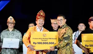 50 TAHUN TMII: Kementerian Kebudayaan Berikan Anugerah Pradana Nitya Budaya untuk Anjungan Daerah Terbaik TMII