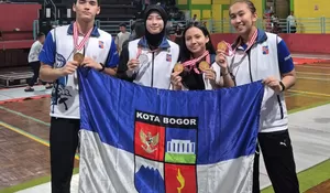 Borong Medali, Atlet Anggar Kota Bogor Sabet Gelar Juara Umum Kejurda Anggar Jawa Barat 2025