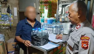 Razia Toko Jamu di Cibungbulang, Polisi Sita Miras Oplosan