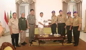 Alumni Menwa Indonesia Datangi Pendopo Sukabumi, Waki Bupati Siap Kolaborasi Bela Negara