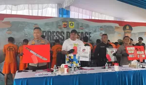 Polisi Tangkap 9 Preman Berkedok Mata Elang di Bogor, Sita 108 Motor Hasil Tarik Paksa