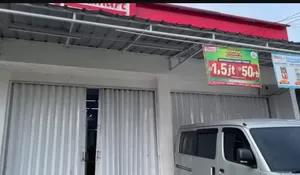 Minimarket di Cibadak Sukabumi Dibobol Maling, Pelaku Masuk Lewat Atap, Puluhan Slop Rokok Raib