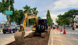 Buka Simpang Baru Menuju Stadion Pakansari, Bupati Rudy Susmanto Dorong Pertumbuhan Ekonomi Lokal
