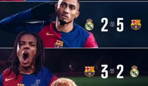 Empat Pertemuan, Empat Kemenangan: Barcelona Dominasi El Clasico 2025