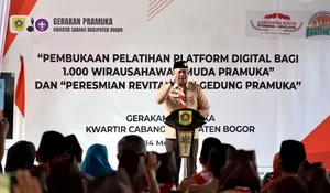 1.000 Pramuka di Bogor Dilatih Jadi Wirausahawan Muda, Dibekali Kemampuan Digital