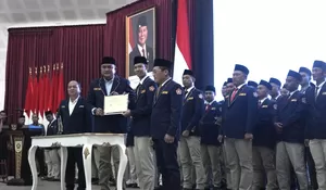 Sah! Bupati Rudy Susmanto Resmi Lantik Pengurus Karang Taruna Bogor Periode 2025-2030