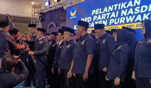 Yadi Rusmayadi Gantikan Luthfi Bamala Pimpin Partai NasDem Purwakarta