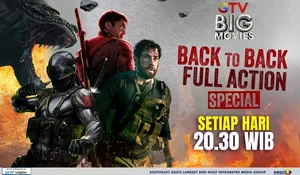 Tiap Malam Banget Nih, GTV Big Movies Tayangkan Aksi Seru dan Menegangkan, Cocok Jadi Teman Kumpul Keluarga!