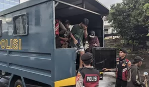 Pengamen hingga Juru Parkir Liar di Bogor Diangkut Polisi saat Razia Premanisme