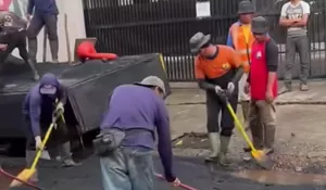 Soal Viral Pengaspalan di Atas Air, Dinas PUPR Bogor Ngaku Salah, Bakal Tegur Pekerja