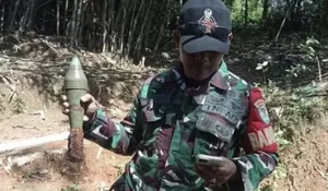 Lagi Gali Sumur, Warga Rumpin Kaget Temukan Mortir, Diduga Masih Aktif