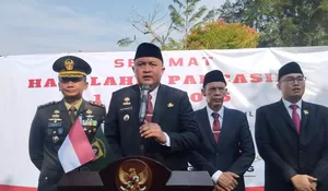 Bupati Bogor Ziarah dan Tabur Bunga di Makam Pahlawan Pondokrajeg Peringati Hari Lahir Pancasil